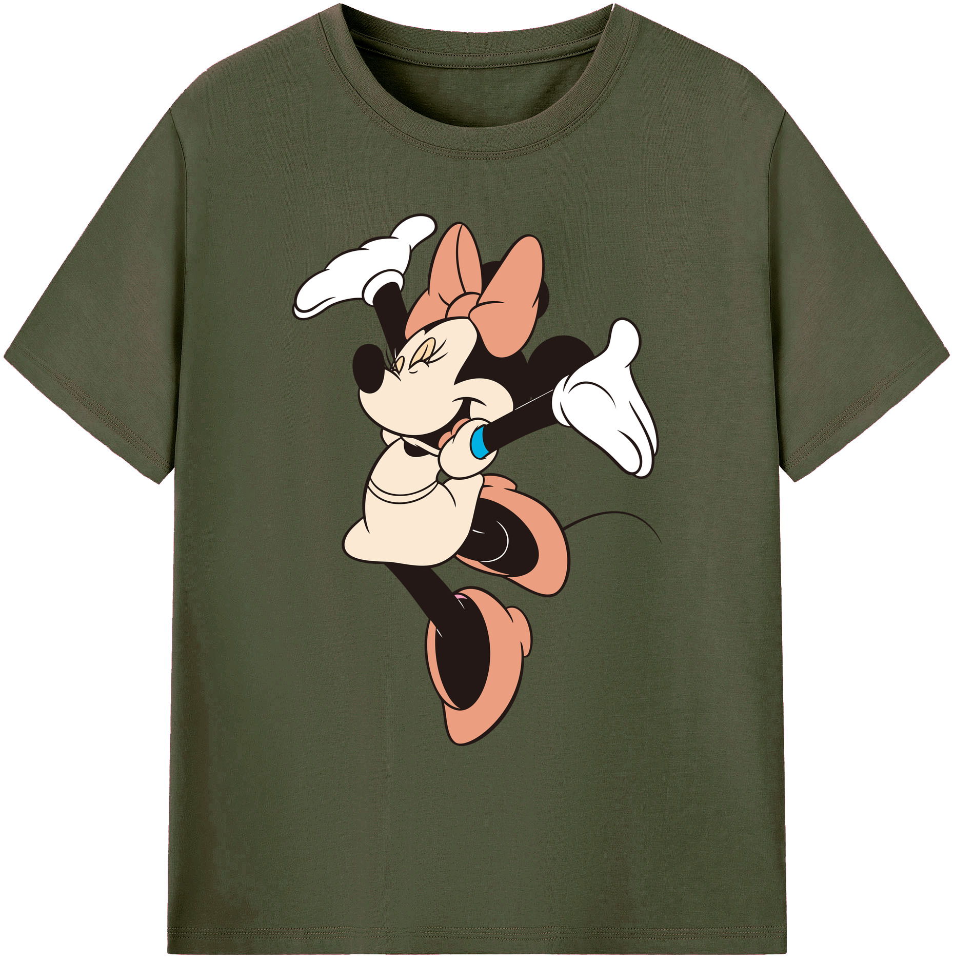 ミッキーマウス Mickey Mouse 綿100％ メンズ半袖Tシャツ｜肌触りやわらか＆通気性